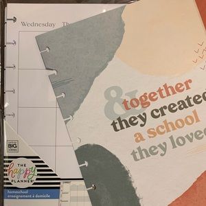 Happy Planner Homeschool Calendar Extension BRAND NEW 🍎